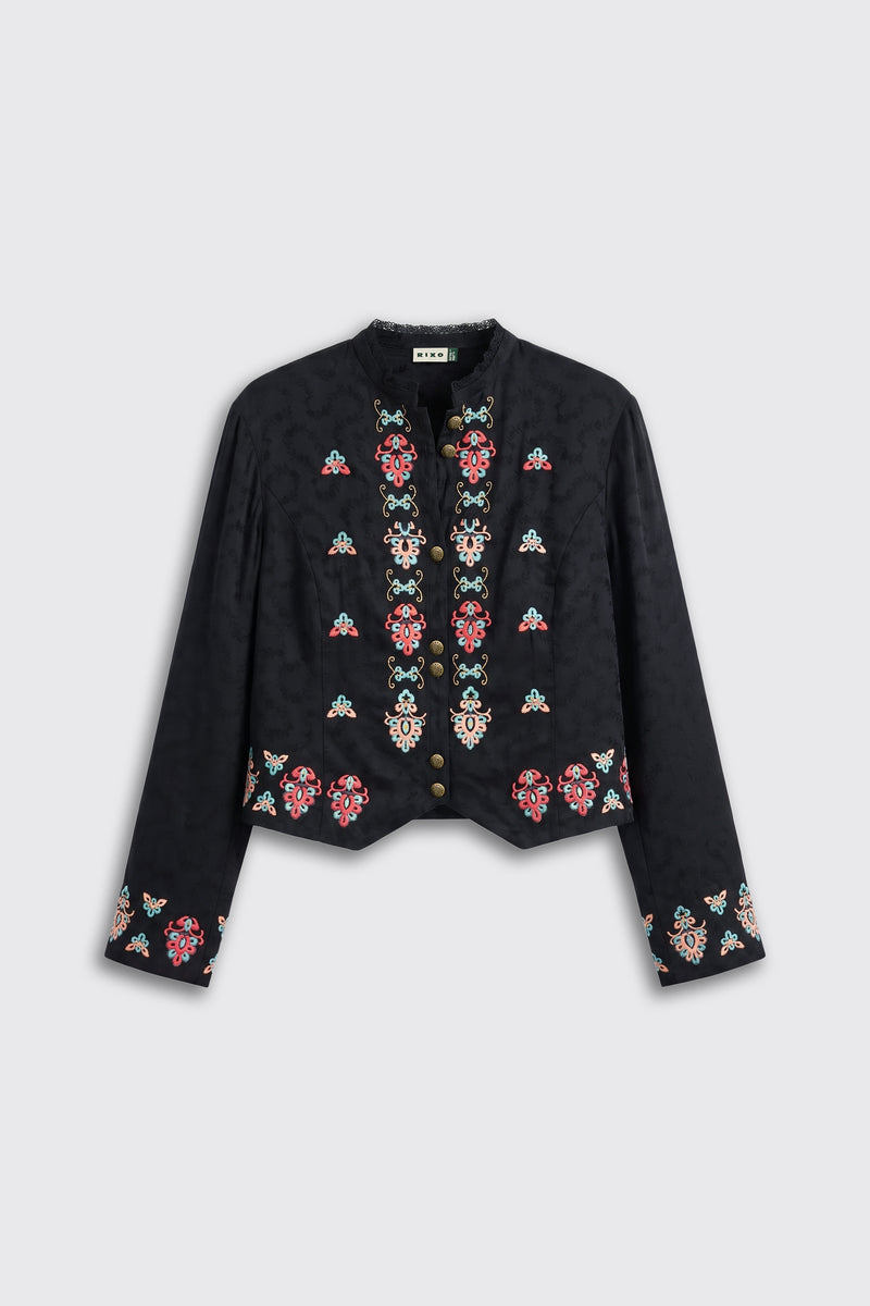 Charlotta - Rosewood Embroidery Multi
