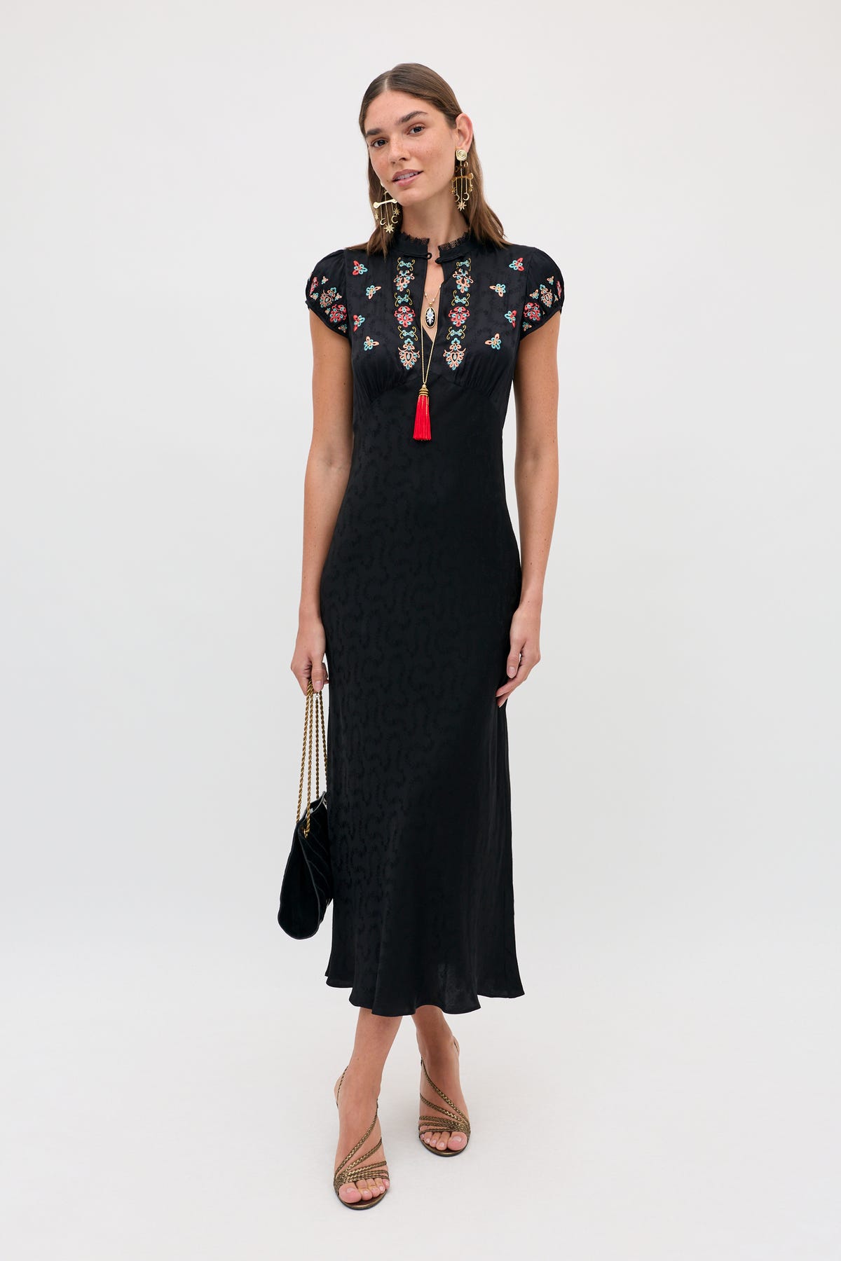 Oriana - Rosewood Embroidery Multi