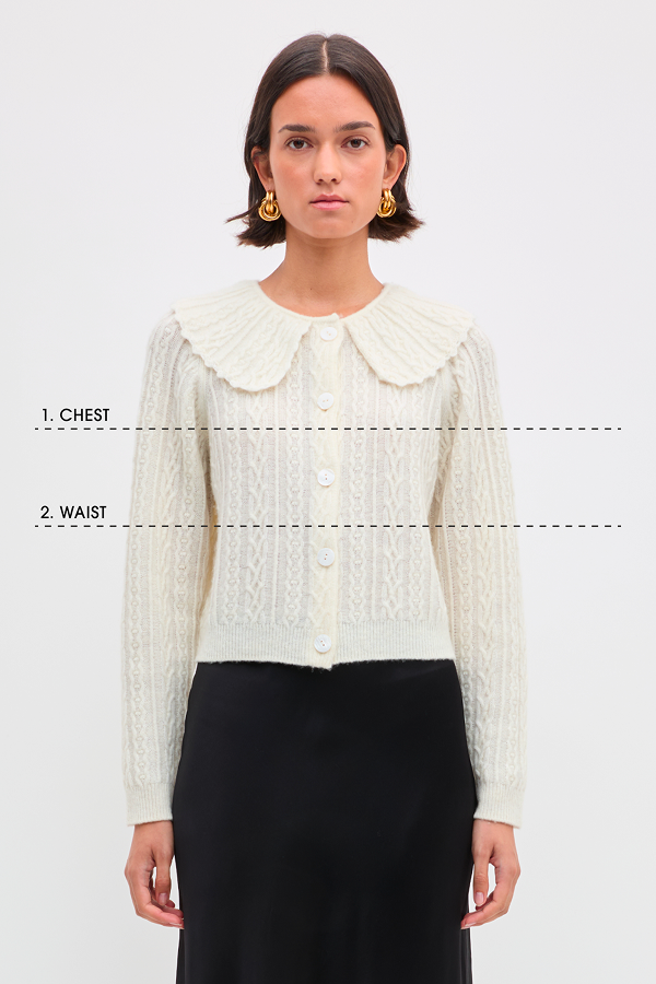 Knitwear measurement instructions